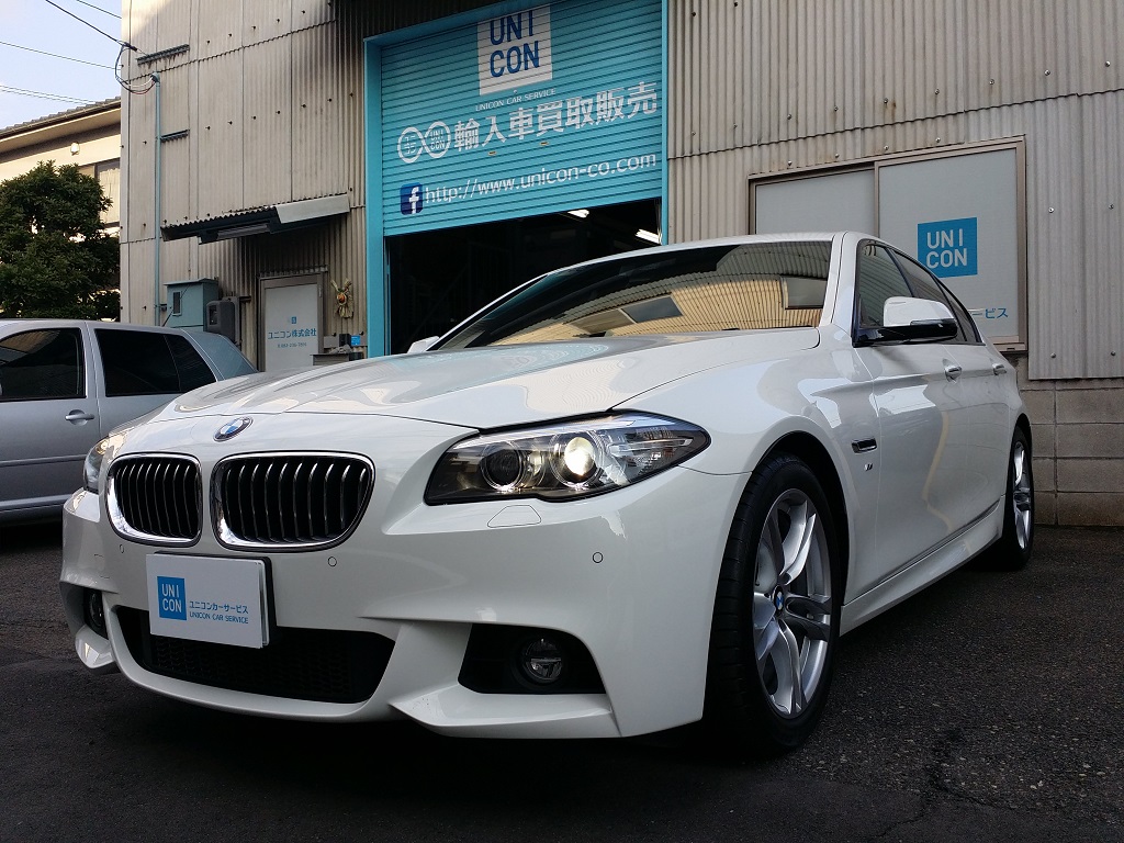 2014年BMW523iMスポーツパッケージ入庫致しました！！ 広島で外車の買い取り、購入するなら| ユニコン株式会社